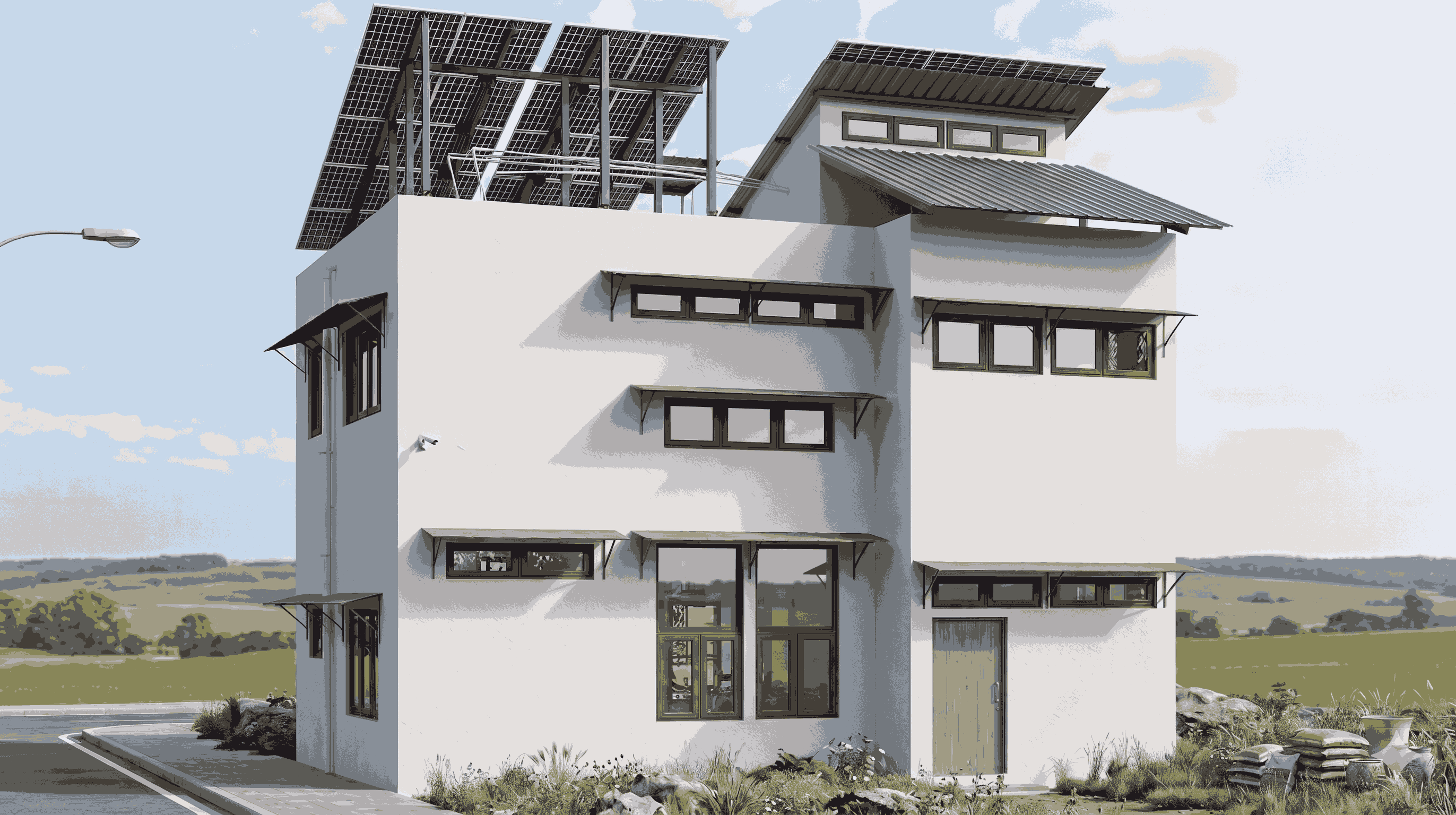 Sustainable house by Team SHUNYA